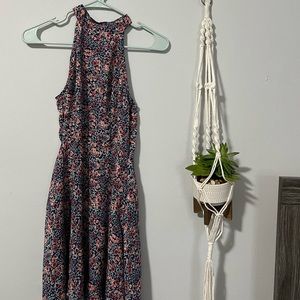 Abercrombie & Fitch Floral halter top dress XS